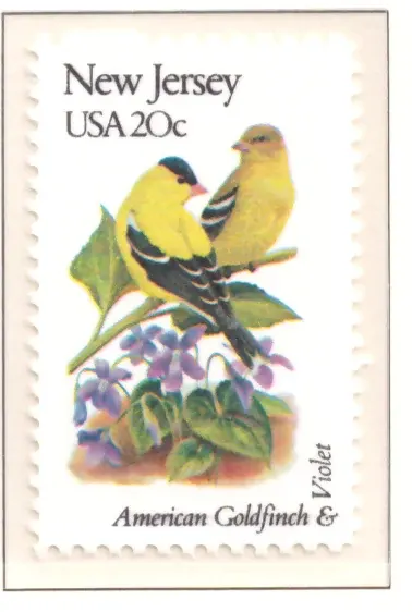 1982 State Birds and Flowers – New Jersey