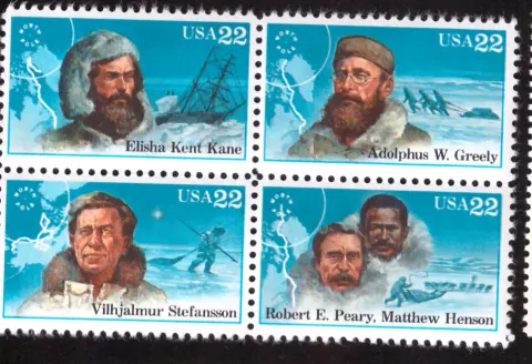 Polar Explorers – Se-tenant Block of 4