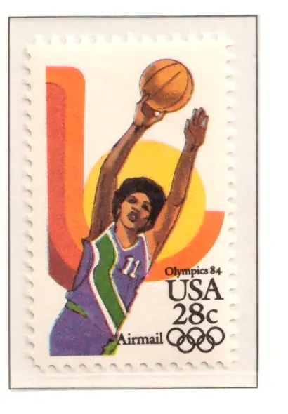 1983 Summer Olympics airmail – Women's Basketball