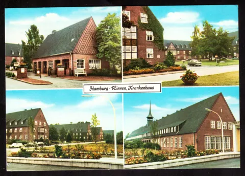 Jugendherberge Hamburg-Haus multi-view postcard