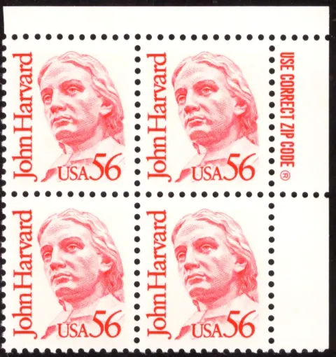 John Harvard – Block of 4