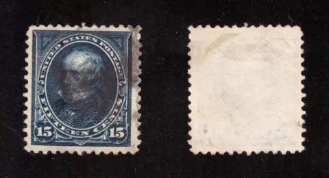 15 Cents – Henry Clay (indigo, First Bureau)