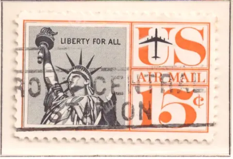 Air Mail – Statue of Liberty