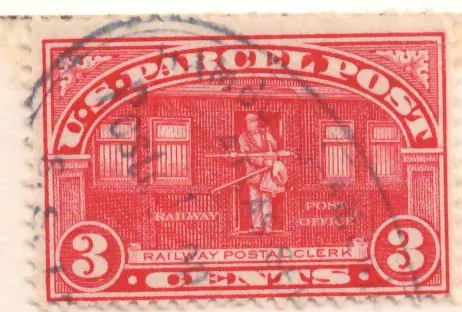 U.S. Parcel Post – Railway Postal Clerk