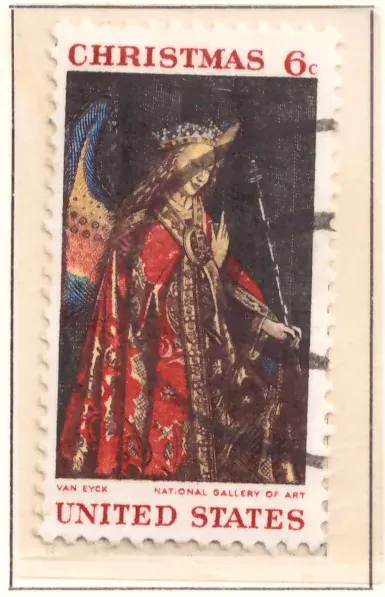 Christmas – Angel Gabriel by Jan van Eyck