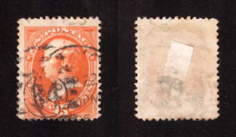 2 Cents – Andrew Jackson (vermilion, American Bank Note)