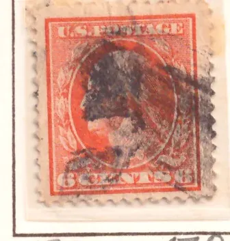 6 Cents – George Washington, Washington–Franklin