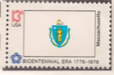 Bicentennial State Flag – Massachusetts