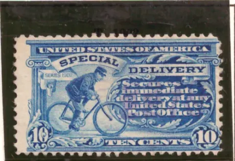 10 Cents – Special Delivery, bicycle messenger