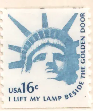 Americana coil – Head of the Statue of Liberty