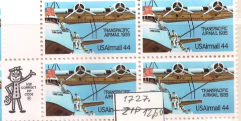 Airmail – 50th Anniversary of Transpacific Airmail