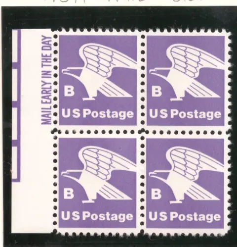 B Rate Eagle – Mail Early margin block of 4