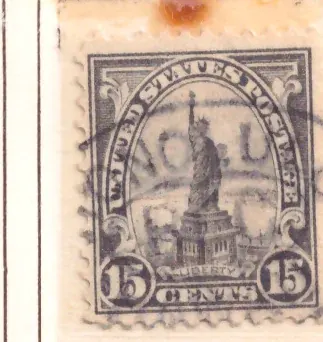 15 Cents – Statue of Liberty, Fourth Bureau