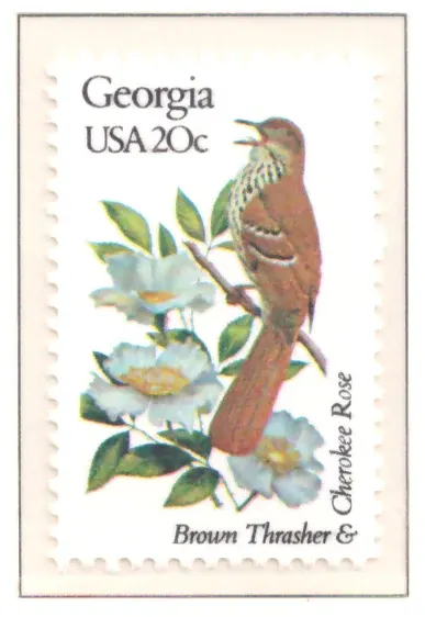 1982 State Birds and Flowers – Georgia