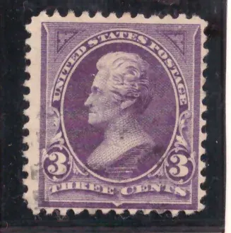 3 Cents – Andrew Jackson, violet