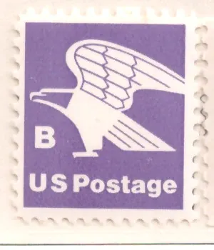 B-rate Eagle, sheet stamp