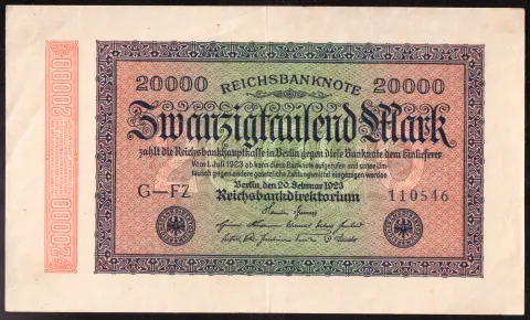 20 000 Mark – Reichsbanknote