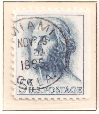 George Washington – 1962 regular issue
