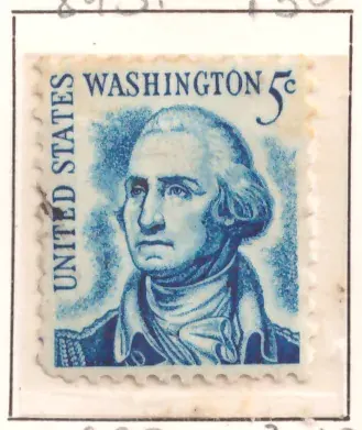 Prominent Americans – George Washington, Clean-Face Type