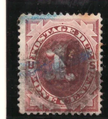U.S. Postage Due – Large Numeral