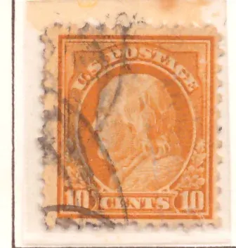 10 Cents – George Washington, Washington–Franklin