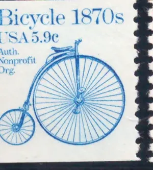Transportation — Bicycle 1870s, plate number 4