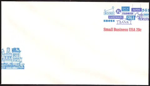 1984 Small Business USA stamped envelope