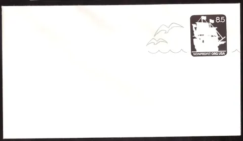 1986 Mayflower nonprofit stamped envelope