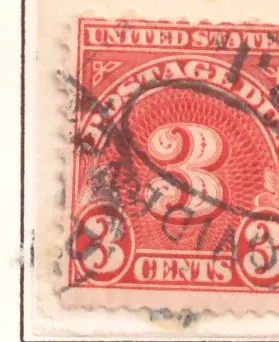 U.S. Postage Due – Modern Numeral