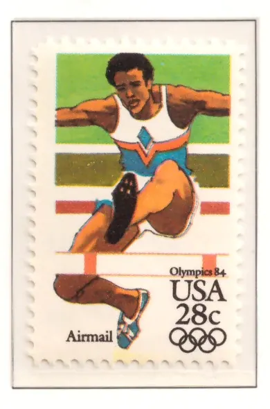 1983 Summer Olympics airmail – Hurdles