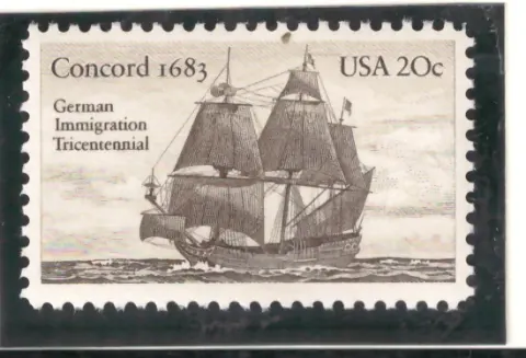 Concord 1683 — German Immigration Tricentennial