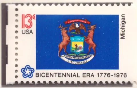 Bicentennial State Flag – Michigan