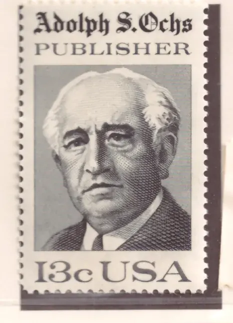 Adolph S. Ochs – Publisher