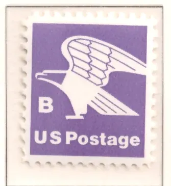 B-rate Eagle booklet stamp