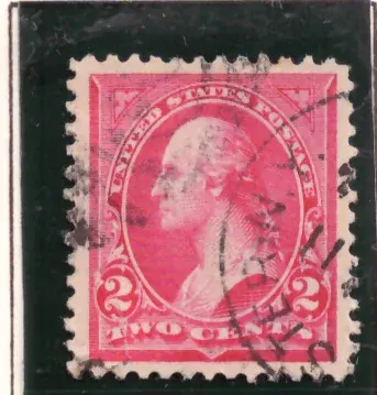 2 Cents – George Washington, carmine