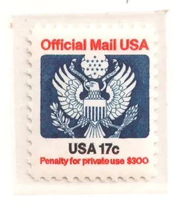 1983 Official Mail – 17-cent Great Seal