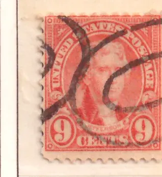 9 Cents – Thomas Jefferson, Fourth Bureau