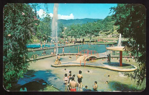Thermal pools at Ixtapan de la Sal, Mexico