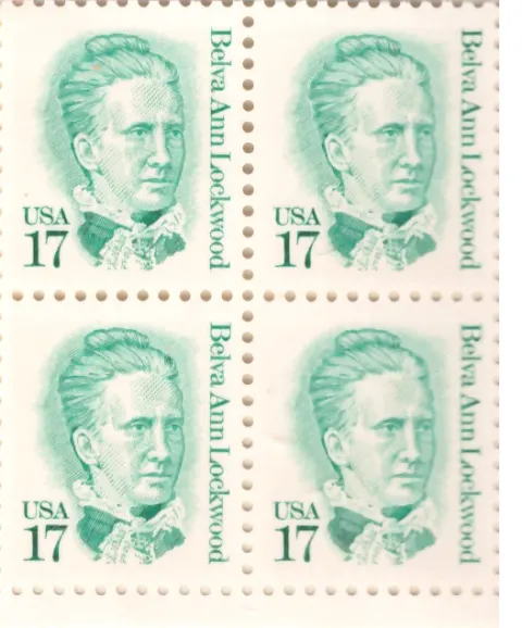 Belva Ann Lockwood – Block of 4