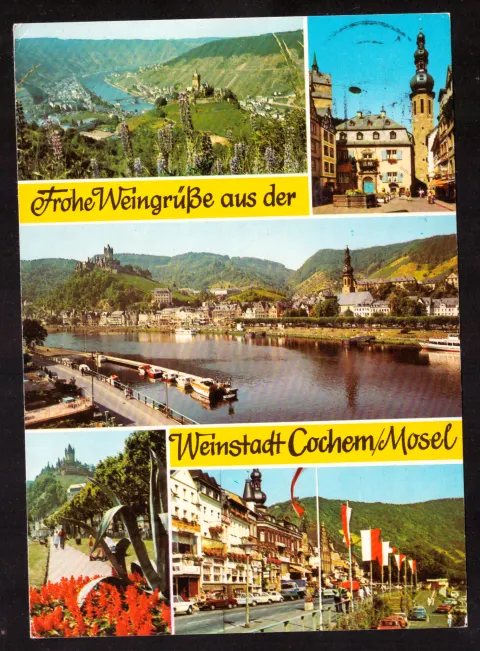 Wine greetings from Cochem on the Moselle