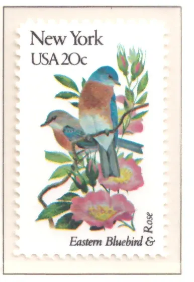 1982 State Birds and Flowers – New York
