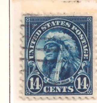 14 Cents – American Indian, Fourth Bureau