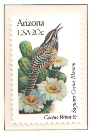 1982 State Birds and Flowers – Arizona