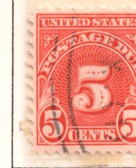 U.S. Postage Due – Modern Numeral