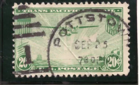 Trans-Pacific Air Mail – 20-cent China Clipper