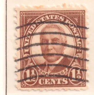 1½ Cents – Warren G. Harding, profile