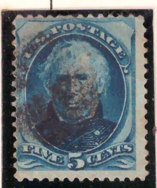 5 Cents – Zachary Taylor (blue, variety A)