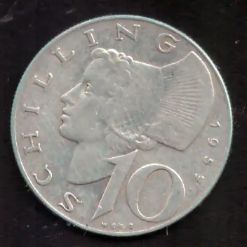 10 Schilling – Lower Austria Woman
