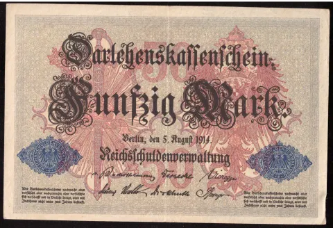 50 Mark – Darlehnskassenschein
