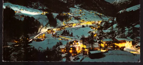 Winter night in Sölden, Ötztal